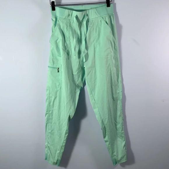 ADAR Ultimate Yoga Jogger Pant size medium aqua scrub OR hospital healthcare - Picture 2 of 8